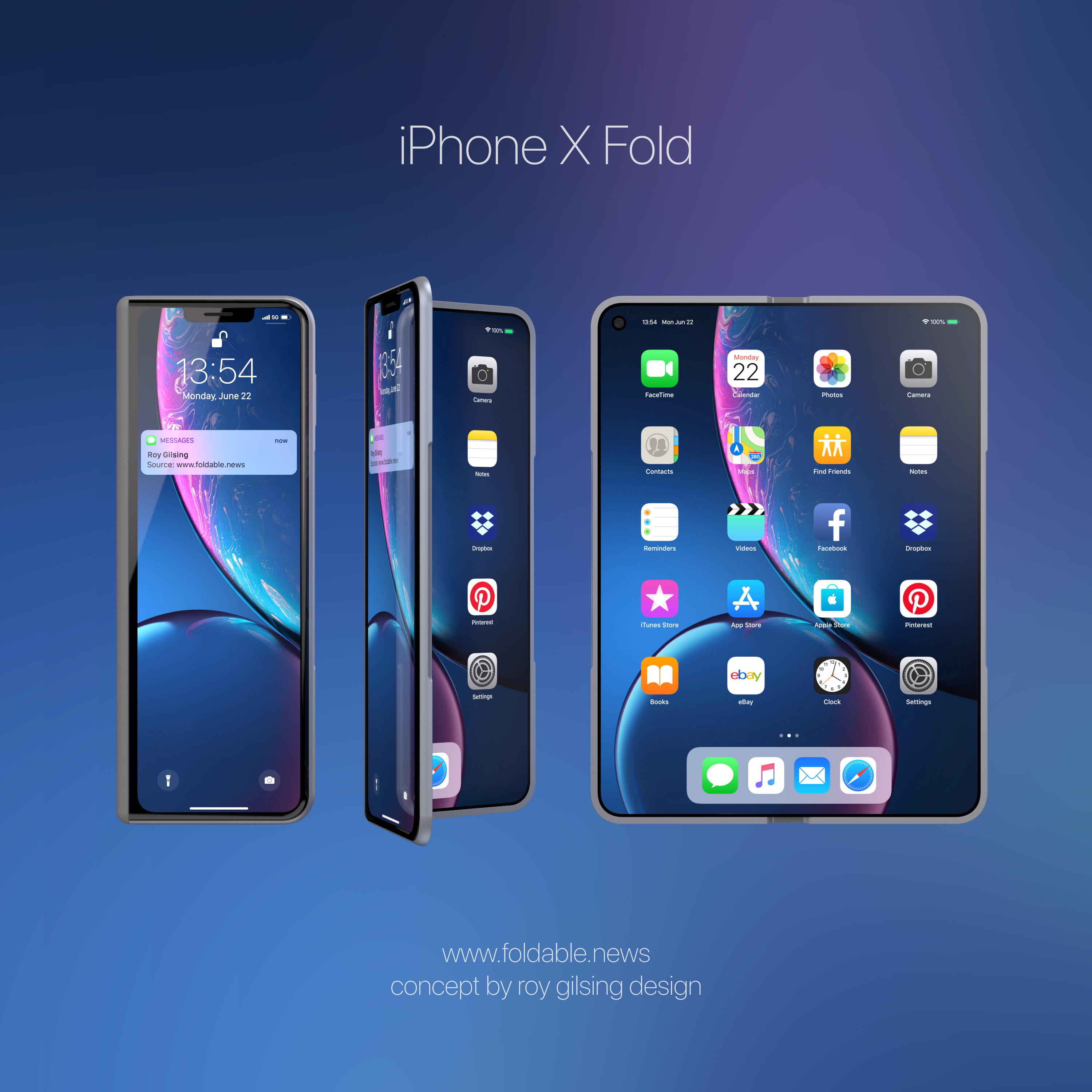 When will the foldable iPhone smartphones be released?