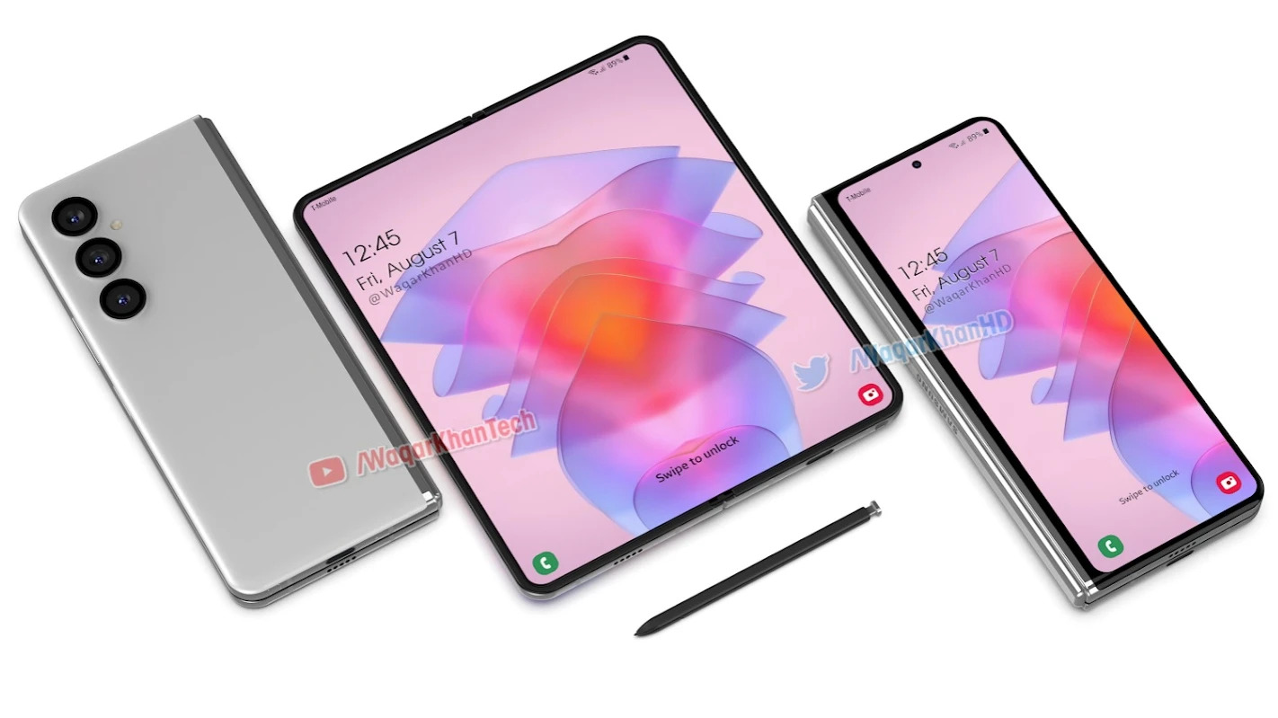 Samsung Galaxy Z Fold 4 не будет иметь встроенного слота для S-Pen